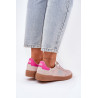 Zamšo Sportbačiai Sneakers Moterims D.Franklin DFSH387005 Purvinas Rožinis | Kedai | jai24.lt