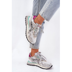 Nubuko Sportiniai Bateliai Sneakers Moterims D.Franklin Nutilusi Balta DFSH387005 200622