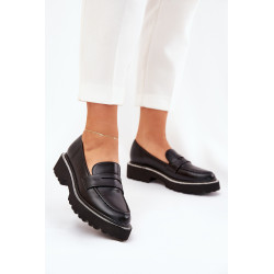 Moteriški Mokasinai Eko Oda Su Kristalais Bežiniai Wilamla 200640