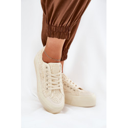 Moteriški Nėriniuoti Batai Big Star RR274746 Bežiniai 200647