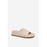 Moteriškos platforminės basutės Big Star NN274A746 Beige | Šlepetės | jai24.lt