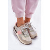 Moteriški Suede Sportbačiai Big Star RR274243 HI-POLY SYSTEM Pilkai-Rožiniai | Kedai | jai24.lt