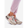 Moteriški Suede Sportbačiai Big Star RR274243 HI-POLY SYSTEM Pilkai-Rožiniai | Kedai | jai24.lt
