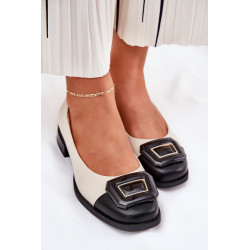 Odinės Balerinos Su Dekoracija D&A MK51-059 Bežinės 200661