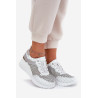 Odiniai Ažūriniai Sportiniai Batai Sneakers Ant Platformos Baltos S.Barski LR51-641 | Kedai | jai24.lt