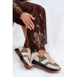 Zamšinės Moteriškos Sportbačiai Ant Platformos Panther Vinceza 66793 Bežinės 200674