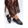 Odiniai Lakoti Mokasinai Su Tinklu Juodi Vinceza 31931 | Mokasinai moterims | jai24.lt