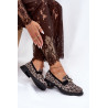 Odiniai Lakuoti Mocasai Leopardo Vinceza 66790 Juodi | Mokasinai moterims | jai24.lt