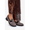 Odiniai Lakuoti Mocasai Leopardo Vinceza 66790 Juodi | Mokasinai moterims | jai24.lt