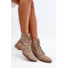 Odiniai Raštuoti Batai Su Plokščiu Kulnu Maciejka 06391-25 Bežiniai | Auliniai batai moterims | jai24.lt