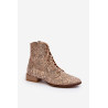 Odiniai Raštuoti Batai Su Plokščiu Kulnu Maciejka 06391-25 Bežiniai | Auliniai batai moterims | jai24.lt
