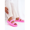 Putų Lengvi Moteriški Sandalai Ant Platformos S.Barski ZK51-001 Fuksija | Šlepetės | jai24.lt