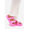 Putų Lengvi Moteriški Sandalai Ant Platformos S.Barski ZK51-001 Fuksija | Šlepetės | jai24.lt