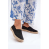 Moteriški Espadrilės Su Nėriniu Vinceza 13624 Juodos | Espadrilės | jai24.lt