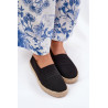 Moteriški Espadrilės Su Nėriniu Vinceza 13624 Juodos | Espadrilės | jai24.lt