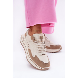 Moteriški Sneakers Big Star RR274A216 HI-POLY SYSTEM Bežiniai 200735