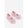 Vaikiški balerinos su kaspinu rožinės Amirinas | Kedai vaikams | jai24.lt