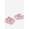 Vaikiški balerinos su kaspinu rožinės Amirinas | Kedai vaikams | jai24.lt