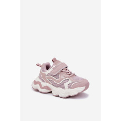 Vaikiški sportbačiai storu padu rožiniai Lianees 200744