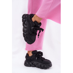 Moteriški Odiniai Sneakers Ant Masyvios Platformos GOE RR2N4044 Juodi 200761