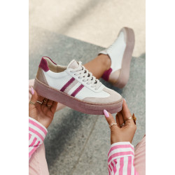 Odiniai Moteriški Sneakers Ant Platformos Zazoo N1234 Šviesiai-Raudoni 200775