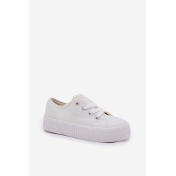 Vaikiški Laisvalaikio Batai Su Šniūromis Big Star RR374009 Balti 200786