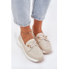 Odiniai Pusbateliai Iš Natūralios Odos Ant Platformos Artiker 56C2101 Baltos | Pavasariniai batai | jai24.lt