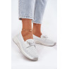Odiniai Pusbateliai Iš Natūralios Odos Ant Platformos Artiker 56C2101 Baltos | Pavasariniai batai | jai24.lt