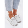 Odiniai Pusbateliai Iš Natūralios Odos Ant Platformos Artiker 56C2101 Baltos | Pavasariniai batai | jai24.lt