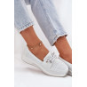 Odiniai Pusbateliai Iš Natūralios Odos Ant Platformos Artiker 56C2101 Baltos | Pavasariniai batai | jai24.lt