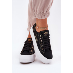 Moteriški audiniai platforminiai sportbačiai Lee Cooper LCW-25-31-3431L juodi 200799