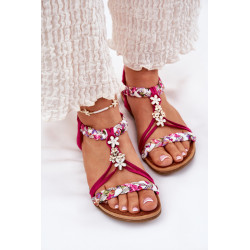 Moteriški Plokšti Sandalai Su Pinti Dirželiais Ir Spaustukais Artiker Fuksija 56C1314 200808