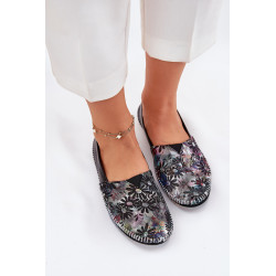 Odinės Baleto Bateliai Su Raštu Maciejka T1930-39 Juodi 200824