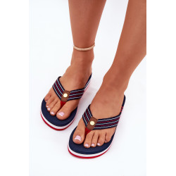 Moteriški Aukštakulniai Šlepetės Big Star RR274A126 Tamsiai Mėlynos 200841