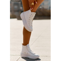 Aukšti Moteriški Sportbačiai Lee Cooper LCW-25-31-3461L Balti 200851