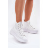 Aukšti Moteriški Sportbačiai Lee Cooper LCW-25-31-3461L Balti | Kedai | jai24.lt