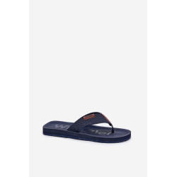 Vyriški šlepetės WRANGLER ZANE FLIPFLOP MEN LOW 20251044.24H tamsiai mėlynos 200856