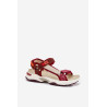 Moteriški Velcro sandalai D.Franklin DFSH406003 bordo | Sandalai moterims | jai24.lt