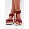 Moteriški Velcro sandalai D.Franklin DFSH406003 bordo | Sandalai moterims | jai24.lt