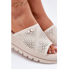 Moteriški Odiniai Batai Su Platforma Bežiniai Vinceza 41477 | Šlepetės | jai24.lt