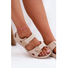 Moteriški Putų Sandalai Ant Platformos Big Star RR274A515 Bežiniai | Sandalai moterims | jai24.lt