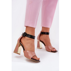 Lakuotos Moteriškos Šlepetės Ant Kulno Vinceza 20266 Rožinės 200919