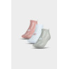 Moteriškos treniruočių kojinės 3 poros baltos 4FWMM00UFSOF136-10S | Kojinės moterims | jai24.lt