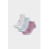 Moteriškos Casual Kulknies Kojinės 3 Poros Daugiakampės 4FWMM00USOCF276-91S | Kojinės moterims | jai24.lt