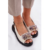 Moteriški odiniai sandalai su kristalais Artiker 54C1628 juodi | Sandalai moterims | jai24.lt