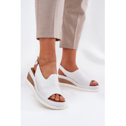 Moteriški odiniai platforminiai sandalai Artiker 56C0919 beige 200958