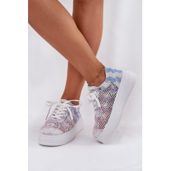 Moteriški Sportbačiai Ant Platformos Su Nertais Viršutiniais Daugiaspalvis Mirietto 200972