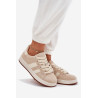 Moteriški Sneakers Iš Eko Suede Bežiniai Arlenina | Kedai | jai24.lt