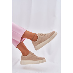 Suede Moteriški Platforminiai Sneakers Tamsiai Mėlyna Rilwena 201005