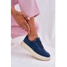 Suede Moteriški Platforminiai Sneakers Tamsiai Mėlyna Rilwena | Kedai | jai24.lt
